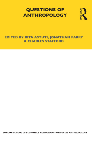 Cover image: Questions of Anthropology 1st edition 9781845207489