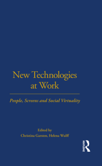 Imagen de portada: New Technologies at Work 1st edition 9781859736494