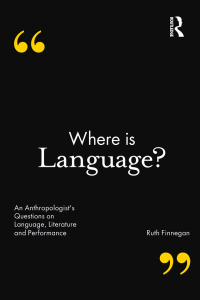 صورة الغلاف: Where is Language? 1st edition 9781472590923