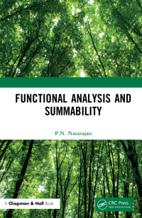Imagen de portada: Functional Analysis and Summability 1st edition 9780367544492