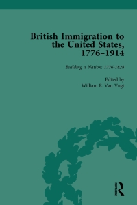 Immagine di copertina: British Immigration to the United States, 1776�1914 1st edition 9781851969760