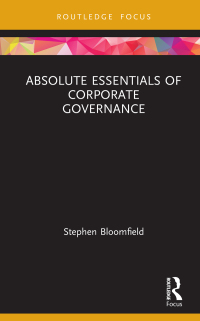 صورة الغلاف: Absolute Essentials of Corporate Governance 1st edition 9780367557850