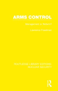 Imagen de portada: Arms Control 1st edition 9780367550875