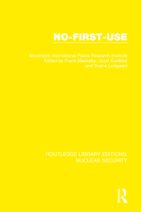 Cover image: No-First-Use 1st edition 9780367514310