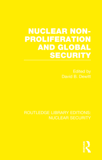 Imagen de portada: Nuclear Non-Proliferation and Global Security 1st edition 9780367521868