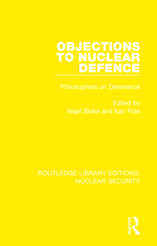 Cover image: Objections to Nuclear Defence 1st edition 9780367535421