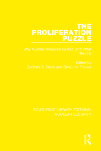 Imagen de portada: The Proliferation Puzzle 1st edition 9780367543952