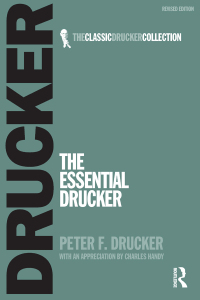 Cover image: The Essential Drucker 1st edition 9781138294066