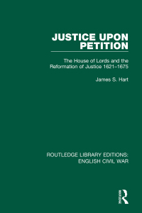 Cover image: Justice Upon Petition 1st edition 9780367609344