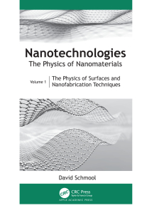 Cover image: Nanotechnologies: The Physics of Nanomaterials 1st edition 9781771889483