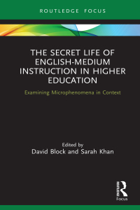 Imagen de portada: The Secret Life of English-Medium Instruction in Higher Education 1st edition 9780367610623