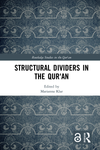 Imagen de portada: Structural Dividers in the Qur'an 1st edition 9780367800055