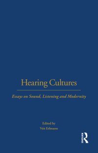 Imagen de portada: Hearing Cultures 1st edition 9781859738283