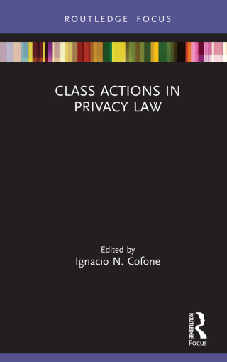 表紙画像: Class Actions in Privacy Law 1st edition 9780367508623