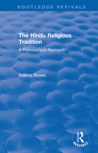Cover image: The Hindu Religious Tradition 1st edition 9780367611354