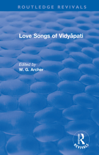 Omslagafbeelding: Love Songs of Vidyāpati 1st edition 9780367611170