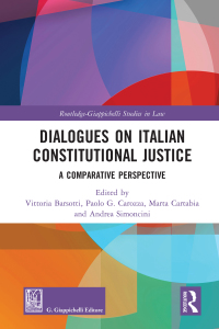 Omslagafbeelding: Dialogues on Italian Constitutional Justice 1st edition 9780367507459