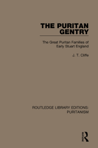 Cover image: The Puritan Gentry 1st edition 9780367625429
