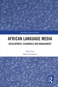 Cover image: African Language Media 1st edition 9780367408404