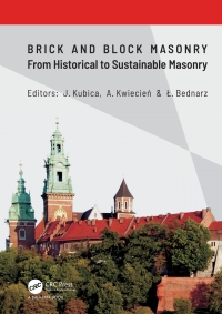 Cover image: Brick and Block Masonry - From Historical to Sustainable Masonry 1st edition 9780367565862