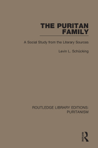 Cover image: The Puritan Family 1st edition 9780367628994