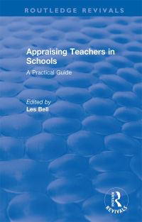 Cover image: Appraising Teachers in Schools 1st edition 9780367628895