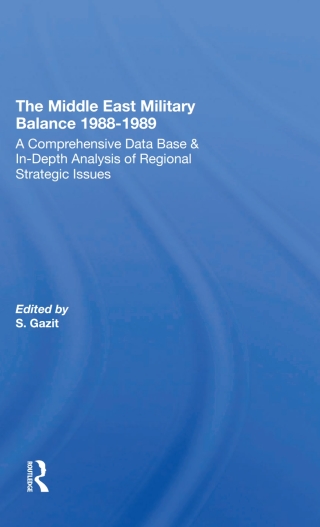 表紙画像: The Middle East Military Balance 1988-1989 1st edition 9780367293956