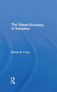 Omslagafbeelding: The Taiwan Economy In Transition 1st edition 9780367296445