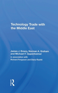 Cover image: Technology Trade With The Middle East 1st edition 9780367289720