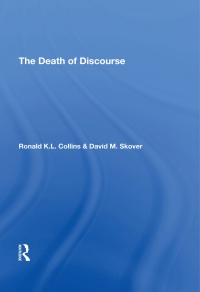 Imagen de portada: The Death Of Discourse 1st edition 9780367306618