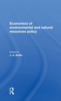 Imagen de portada: The Economics Of Environmental And Natural Resources Policy 1st edition 9780367291525