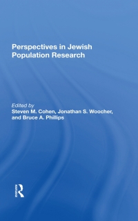 Cover image: Perspectives In Jewish Population Research 1st edition 9780367282684