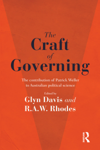 Imagen de portada: The Craft of Governing 1st edition 9780367719746