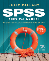 Cover image: SPSS Survival Manual 7th edition 9780367719463