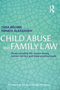 Imagen de portada: Child Abuse and Family Law 1st edition 9781865087313