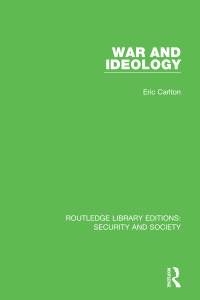 Cover image: War and Ideology 1st edition 9780367609313