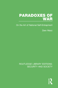 Cover image: Paradoxes of War 1st edition 9780367609801