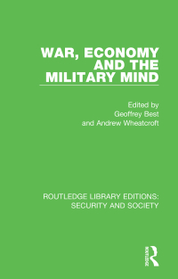 Imagen de portada: War, Economy and the Military Mind 1st edition 9780367616434