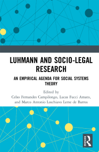 Imagen de portada: Luhmann and Socio-Legal Research 1st edition 9780367439712