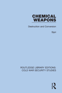 Cover image: Chemical Weapons 1st edition 9780367627003