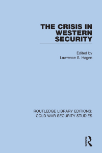 Cover image: The Crisis in Western Security 1st edition 9780367633486