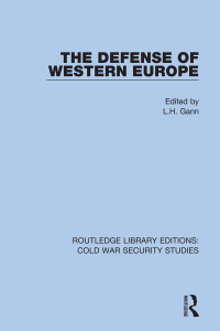 Omslagafbeelding: The Defense of Western Europe 1st edition 9780367633929