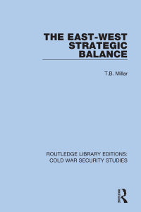 Imagen de portada: The East-West Strategic Balance 1st edition 9780367560157