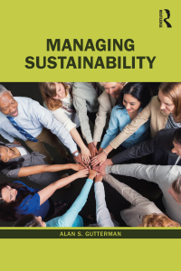 Cover image: Managing Sustainability 1st edition 9780367518547