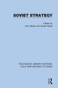 Cover image: Soviet Strategy 1st edition 9780367560980