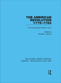 Cover image: The American Revolution 1775–1783 1st edition 9780367642709