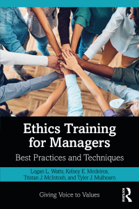 表紙画像: Ethics Training for Managers 1st edition 9780367242671