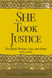 Omslagafbeelding: She Took Justice 1st edition 9780367482190