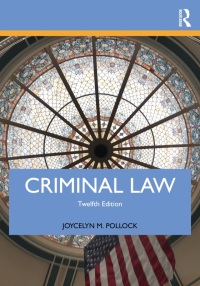 Cover image: Criminal Law 12th edition 9780367460549