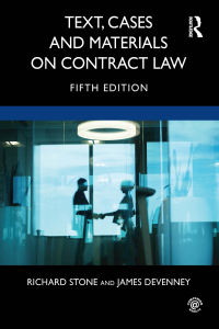Imagen de portada: Text, Cases and Materials on Contract Law 5th edition 9780367222956